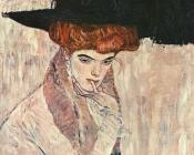 The Black Feather Hat - 古斯塔夫·克林姆特